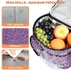 Tirrinia Adults Kids Insulated Leakproof Lunch Bag With Pocket, Reusable Lunch Bento Box, Small Lunch Cooler Tote Bag, Back-To-School Essential - 2 of 4