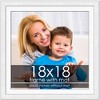 PosterPalooza | White Frame with White Photo Mat, UV Acrylic Front, Foam Board Backing, 60 Sizes Available - 2 of 4