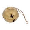 Haute Decor 50mm Jingle Bell Ornaments 12pk Burnished Gold - 2 of 3