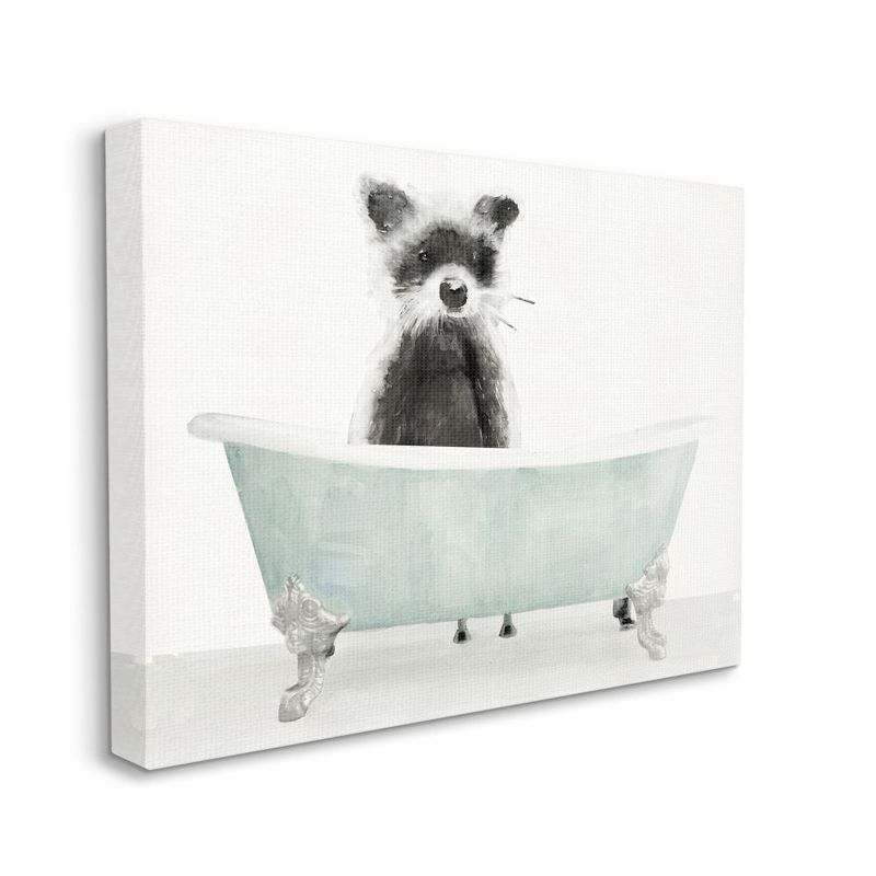 Stupell Industries Raccoon In A Tub Funny Animal Bathroom Drawing, 1 of 6