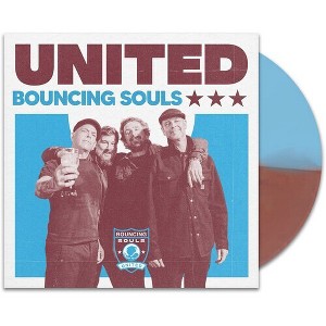 The Bouncing Souls - United - Maroon & Blue (Explicit Lyrics Colored Vinyl Maroon Blue) (vinyl 7 inch single) - 1 of 1