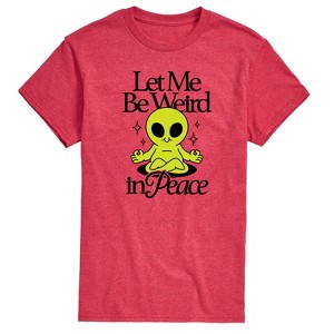 Men's - Instant Message - Alien Let Me Be Weird Short Sleeve Graphic T-Shirt - 1 of 4