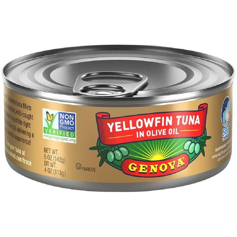 Genova Solid Light Tuna in Olive Oil - 5oz, 3 of 7