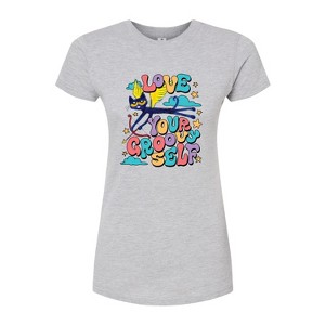 Women's - Pete the Cat - Love Yourself Fitted Graphic T-Shirt - 1 of 3