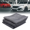 Unique Bargains 400GSM Microfiber Car Cleaning Towels Drying Washing Cloth Gray 15.7"x15.7" 3Pcs - 2 of 4
