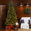 SUGIFT 7.5ft Pre-Lit Christmas Tree Holiday Decor w/1405 Tips and 400 Warm LED Lights - 3 of 4