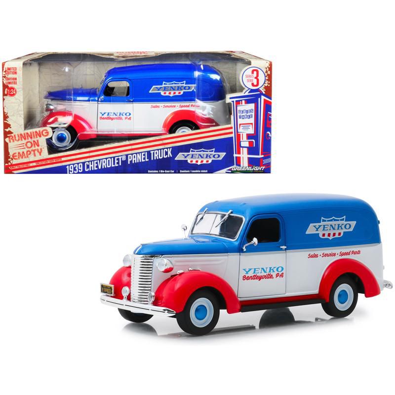 1939 Chevrolet Panel Truck "Yenko Sales and Service" "Running on Empty" Series 3 1/24 Diecast Model Car by Greenlight, 1 of 4