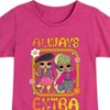 Girls' - LOL Surprise! - Always Extra Fitted Short Sleeve Graphic T-Shirt - 2 of 4
