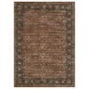 Vintage Floral Print Area Rug Soft Washable Living Room Area Rug Non Slip Low Pile Traditional Carpet - 4 of 4