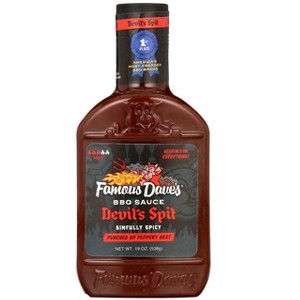 Famous Dave's Devil's Spit BBQ Sauce 19 Oz. Plastic Bottle (Pack of 3) - 1 of 2