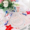 Daydream Society - Cobalt Frenchie Striped Large Plates - Pack of 8 Paper Plates - 2 of 2