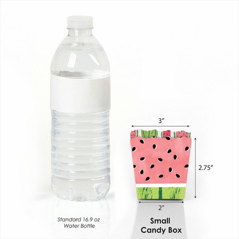Big Dot of Happiness Sweet Watermelon - Party Mini Favor Boxes - Fruit Party Treat Candy Boxes - Set of 12, 2 of 6