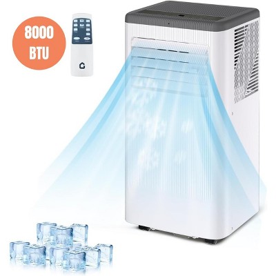 Garvee 8000 BTU Portable Air Conditioner with Remote, 3-in-1 AC, Fan & Dehumidifier, Cools Rooms up to 350 Sq. Ft, Includes Window Kit