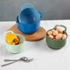 Itopfox 4-Piece Nesting Mixing Bowls Set with Pour Spout & Handle, BPA-Free, Microwave & Dishwasher Safe, Non-Slip Base, Lightweight - 4 of 4