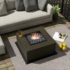 WestinTrends Fire Pit Fire Glass Tempered Glass Rocks for Fireplace Accessories - 2 of 3