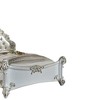 94" Queen Bed Vendome Synthetic Leather, Carved Wood Detail - Acme Furniture - 3 of 4