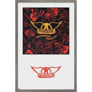 Trends International Aerosmith - Permanent Vacation Album Series Framed Wall Poster Prints - 1 of 4