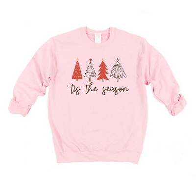 Simply Sage Market Women's Graphic Sweatshirt Tis The Season Trees