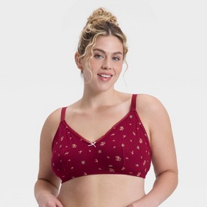 Women's Pointelle Triangle Bralette - Wild Fable™ - 1 of 3