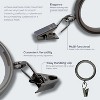 Linen Avenue Curtain Rod Decorative Drapery Rings - 3 of 4