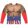 Men's Rocky Apollo Costume (Frontback Print) Long Sleeve Costume T-Shirt - 2 of 4