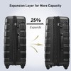 Lyngins 3-Piece Hardside Luggage Set – 20" Carry on Luggage,24" & 28" Expandable Spinner Suitcases with TSA Lock, ABS Lightweight Build, 360° Wheels - 3 of 4