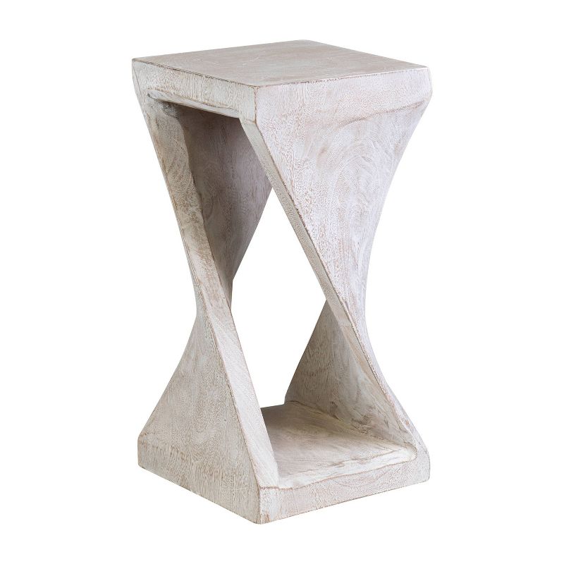 Cason Side Table White Wash - East At Main, 1 of 7