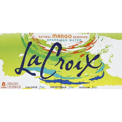 LaCroix Mango Sparkling Water - 8pk/12 fl oz Cans
