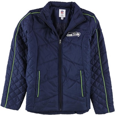 G-III Sports Womens Seattle Seahawks Quilted Jacket