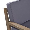 Christopher Knight Home Parma Outdoor Acacia Wood Club Chairs with Water-Resistant Cushions (Set of 2) - 4 of 4