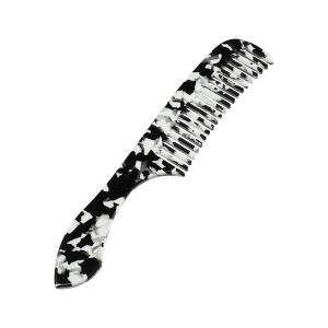 Unique Bargains Women Curly Thick Wavy Straight Hair Handheld Wide Tooth Comb 1 Pc - 1 of 4