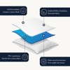 Delara Organic Cotton Pillow Protectors, GOTS Certified, Waterproof, Ultra-Soft, Zipper Closure - 4 of 4