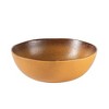 Bloomhouse Palermo Sun 2 Piece Serving Bowl and Oval Platter Stoneware Reactive Glaze Serveware Set - Tumeric Yellow - 4 of 4