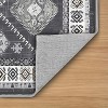 DOMETOUR Farmhouse Kitchen Rugs 3 Piece Set,Non Slip Machine Washable Kitchen Mats,Boho Vintage Kitchen Carpet - 4 of 4