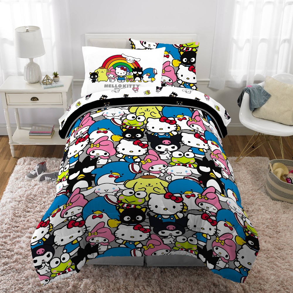 Photos - Bed Linen Twin Hello Kitty and Friends Kids' Bedding Bundle