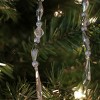 Northlight 6ct Diamond Faceted Jewel Christmas Ornament Set 7" - Silver/Clear - image 2 of 2