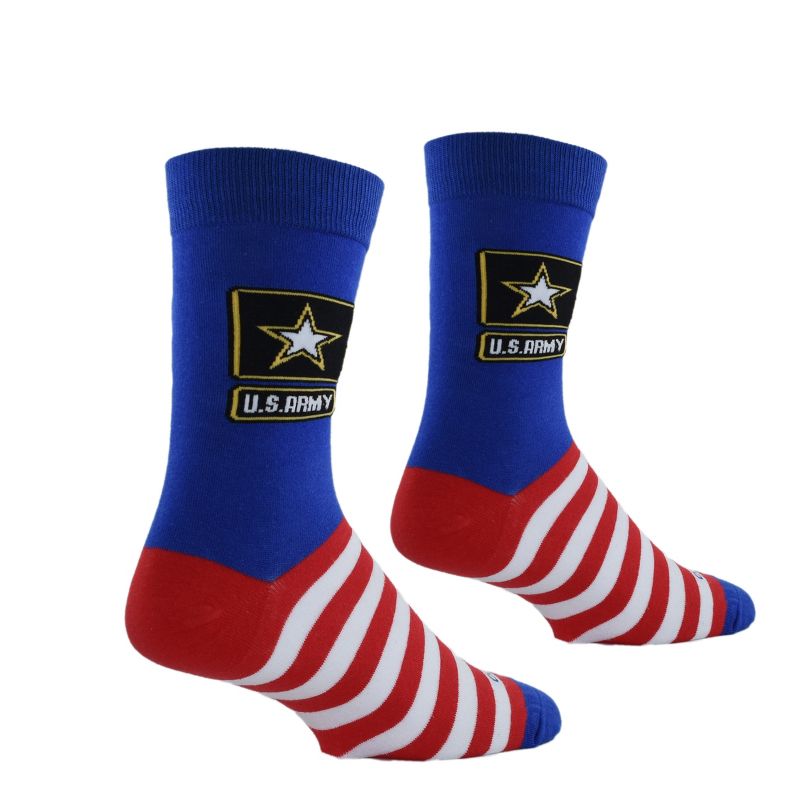 Cool Socks Novelty Crew Dress Sock, United States Army, Military, Patriotic Fun, 3 of 6