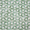 Set of 2 Painted Triangles Verte Reversible Chair Pad - Pillow Perfect: Weather-Resistant Patio Cushions, Geometric Design - 3 of 3