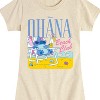 Girls' - Lilo and Stitch - Ohana Beach Blub -Toddler And Youth Girls Fitted Short Sleeve Graphic T-Shirt Fitted Short Sleeve Graphic T-Shirt - 2 of 4