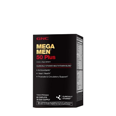 Gnc Mega Men 50 Plus Multivitamin - 60 Count : Target