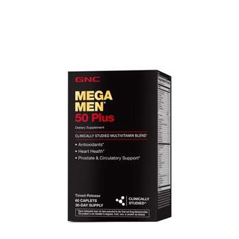 GNC Mega Men 50 Plus Multivitamin - 60 Count