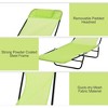 TIRAMISUBEST Folding Chaise Lounge Chair with Adjustable Reclining Back, Breathable Mesh Seat & Headrest for Pool, Beach, Yard, Patio - 4 of 4