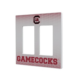NCAA SEC Universities Linen Hidden-Screw Light Switch Plate for Double Rocker - 1 of 4