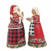 Jim Shore 8.0 Inch A Taste Of Christmas Highland Glen Santa And Mrs. Claus Figurine Sets - 3 of 3