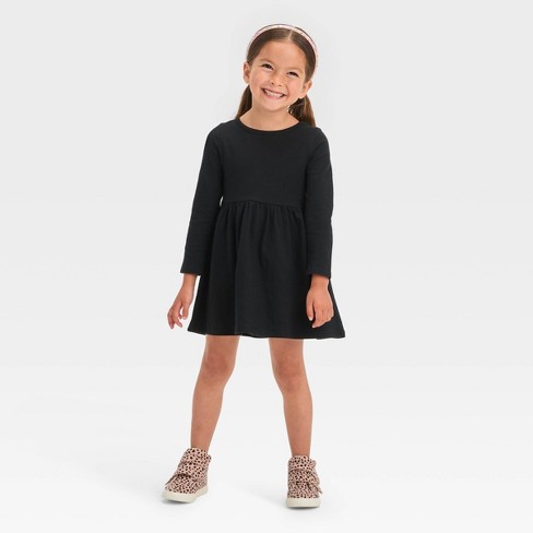 Spotted Zebra Toddler Girls' Knit Long-Sleeve Sparkle Tutu Dresses, Black,  Meow, 4T : : Clothing, Shoes & Accessories