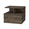 Gulches Nightstand with Superior Top, Two Drawers, and Easy-Move Casters - 3 of 4