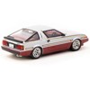 Mitsubishi Starion RHD Silver Met & Dark Red w/Red Interior w/Extra Wheels "Road64" 1/64 Diecast Model Car by Tarmac Works - 3 of 3