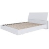 Paris Platform Bed with Headboard White - Nexera - image 2 of 4