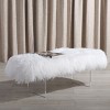 Lilliana Sheepskin Bench - SFV4749 - Safavieh Couture - 2 of 4
