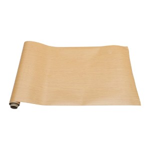 Unique Bargains Peel and Stick Wallpaper Wood Grain PVC Golden Willow - 1 of 3